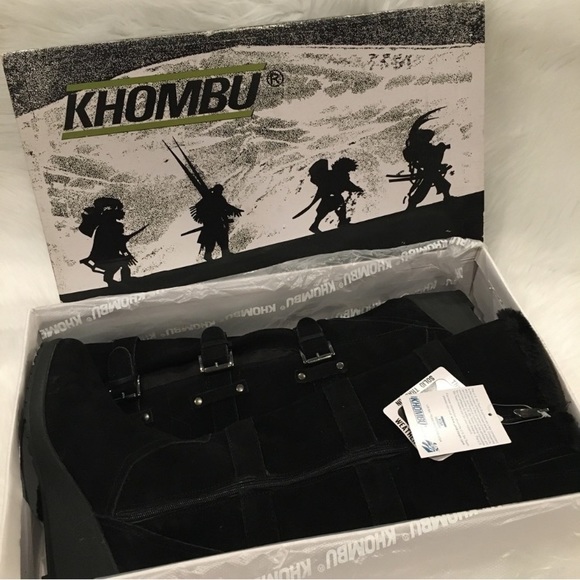 KOHMBU | Greenwich Style Black Leather Suede Tall Wedge Boots - Picture 7 of 14